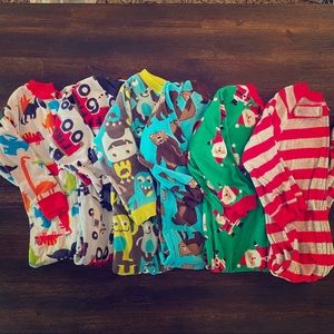 fleece sleepers with footies